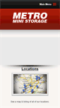 Mobile Screenshot of metroministorage.com